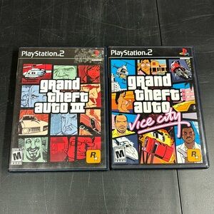 Grand Theft Auto III & Grand Theft Auto Vice Coty for the PlayStation 2!